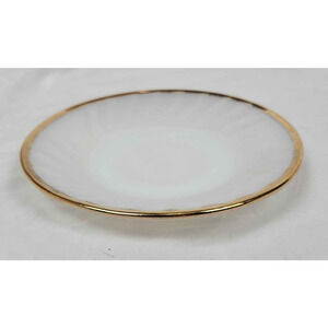 Vintage Oven Fire-King Ware White Porcelain Plate